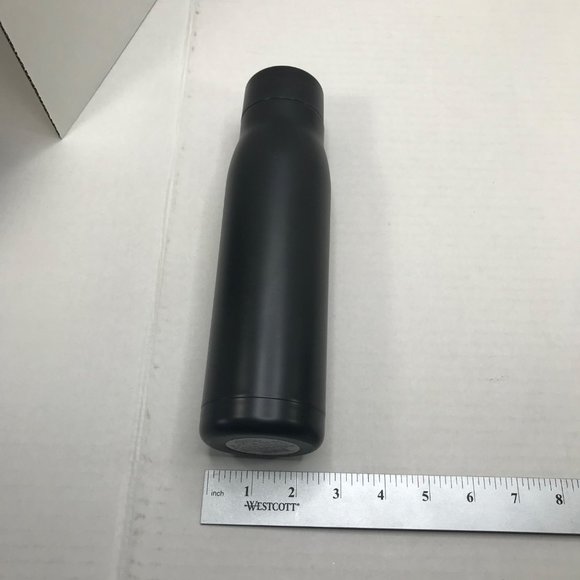 Dashing Double Wall Stainless Steel Water Bottle 18.6 Fl oz. Black New With Tags - Picture 6 of 7